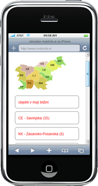 mobilni brskalnik Mobiinfo