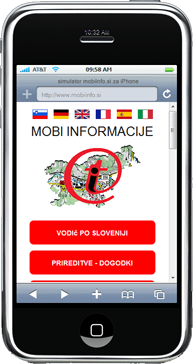 mobilni brskalnik Mobiinfo